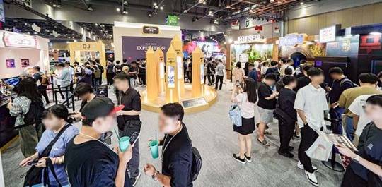 '플레이엑스포 2025'내에 운영된 체험형 부스 'STOVE WONDER WORLD'. 사진 제공 : 스마일게이트