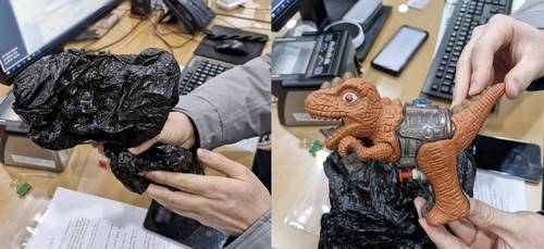 장난감 물총 모습. [사진 = 부산경찰청 제공]