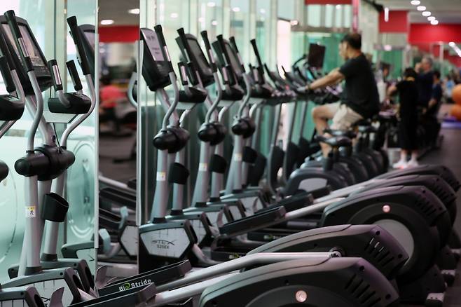 경기 고양시의 한 헬스장의 모습./사진제공=뉴스1