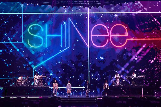 [서울=뉴시스] 샤이니 17주년 기념 일곱 번째 단독 콘서트. (사진 = SM엔터테인먼트 제공) 2025.05.26. photo@newsis.com *재판매 및 DB 금지
