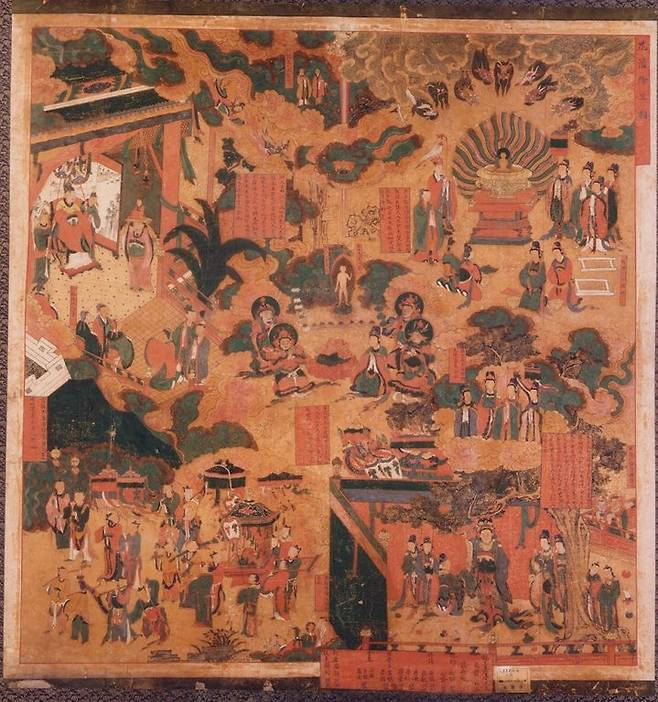 [순천=뉴시스] 국보로 지정된 순천 송광사 팔상도. (사진=순천시 제공) 2024.06.27. photo@newsis.com *재판매 및 DB 금지