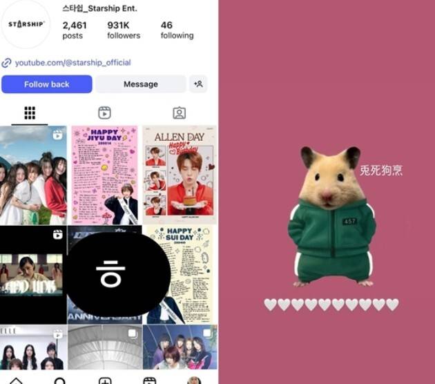 우주소녀 다영이 소속사를 저격한 것 같은 게시글에 팬들의 시선이 집중되고 있다. 우주소녀 다영 인스타그램 캡처