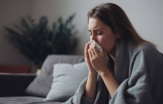 감기가 아닌데 자꾸 기침이 나온다면 다른 질환을 의심해봐야 한다. 게티이미지뱅크