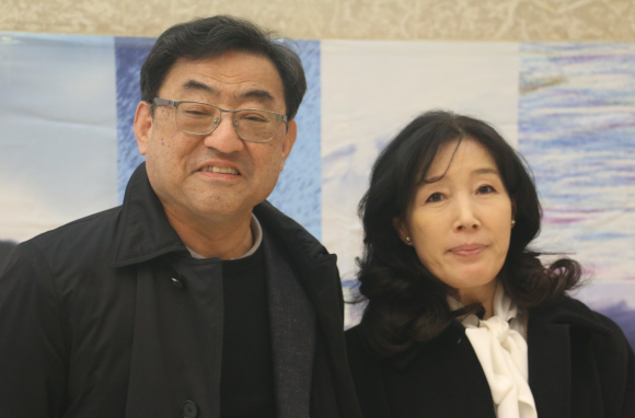 김무환(왼쪽) 전 포항공대 총장과 부인인 고 유정남 여사. 본인 제공
