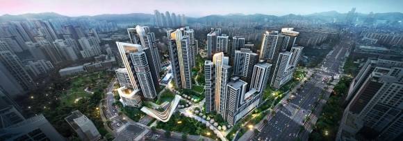 현대건설 ‘디에이치 르베르’ 조감도. 현대건설 제공