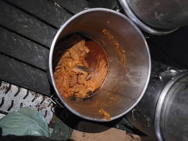 위반 제품의 잔여분. 사진=식품의약품안전처 제공