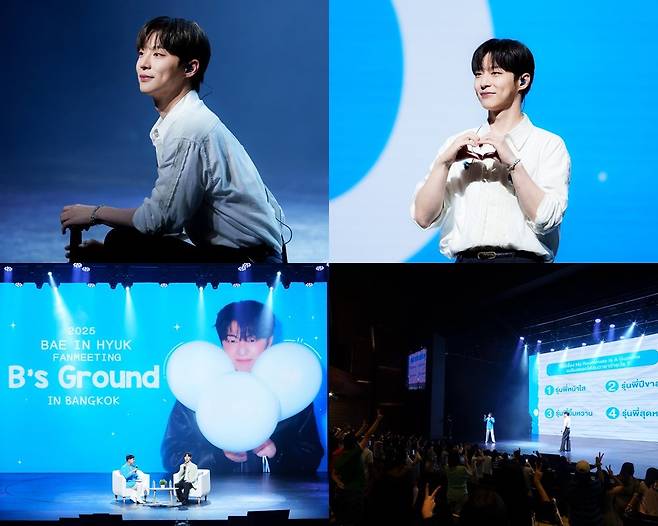 배우 배인혁이 태국 첫 단독 팬 미팅을 성황리에 마치며 글로벌 팬심을 사로잡았다. 노래부터 깜짝 이벤트까지 다채로운 구성으로 팬들에게 잊지 못할 추억을 선사했다. 사진 제공 | YY엔터테인먼트