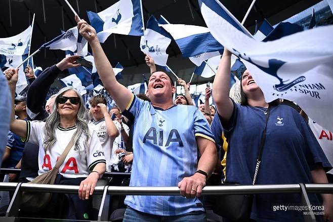 토트넘 홋스퍼 스타디움의 관중. 사진=게티이미지코리아