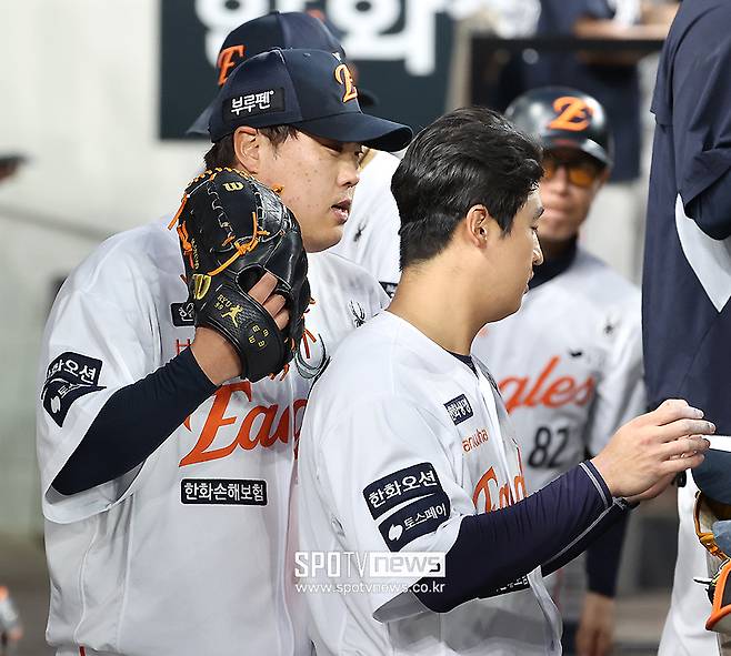 ▲ 류현진 이진영 ⓒ곽혜미 기자