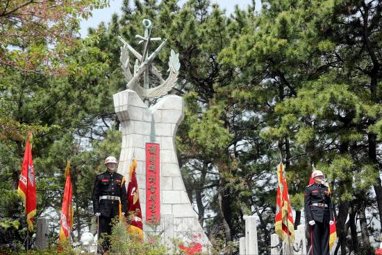 해병대 기념식 행사.제공= 해병대 전우회