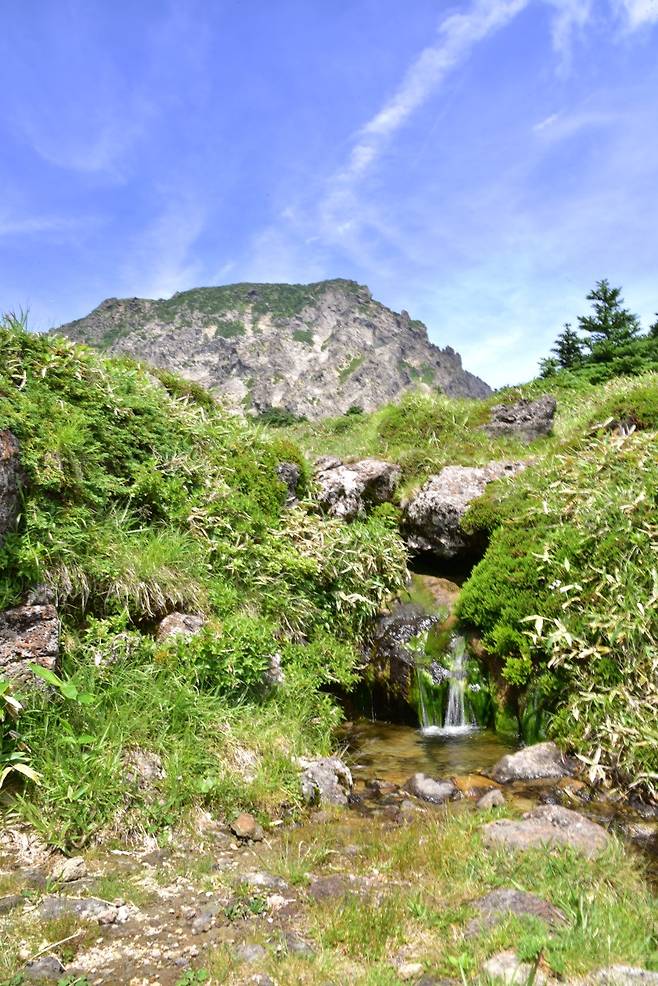 한라산 백록샘 모습. 사진=제주도 제공