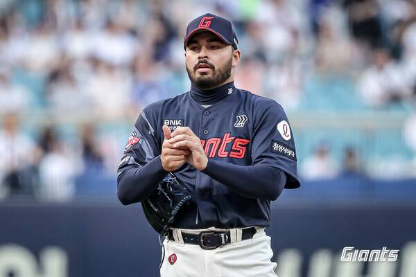 롯데의 새 외국인 투수 감보아. ⓒ롯데 자이언츠