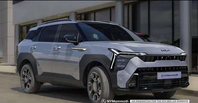 기아 쏘렌토 5세대 풀체인지 모델 예상도 (출처:뉴욕맘모스)