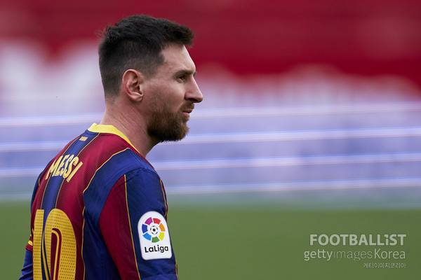 리오넬 메시(당시 바르셀로나). 게티이미지코리아