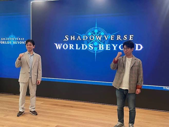 섀도우버스 월즈 비욘드 간담회에 참석한 하라 나오키, 키무라 유이토