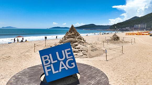 전남 완도군에 있는 신지 명사십리 해수욕장 전경. [사진=완도군]