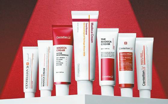 동국제약의 센텔리안24 ‘마데카 크림’이 탄생 10주년을 맞았다. 마데카 크림은 7300만개가 판매된 1등 국민크림이다. [사진 동국제약]