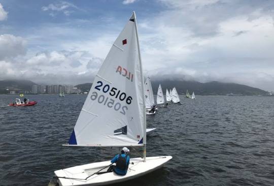 국내 요트 대회 경기 모습