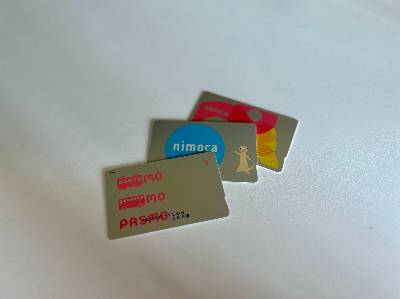 일본의 교통카드들. 2025.05.27./사진=이정현 기자