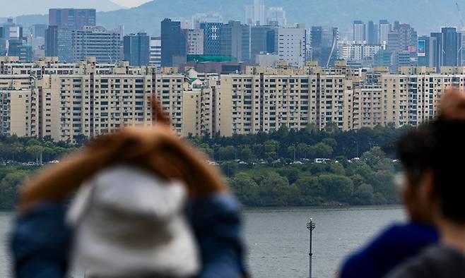 강남구 압구정동, 청담동 일대 아파트 단지. 연합뉴스