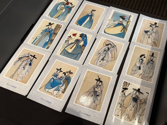 신윤복의 화풍으로 출력한 사진들 /천민아기자