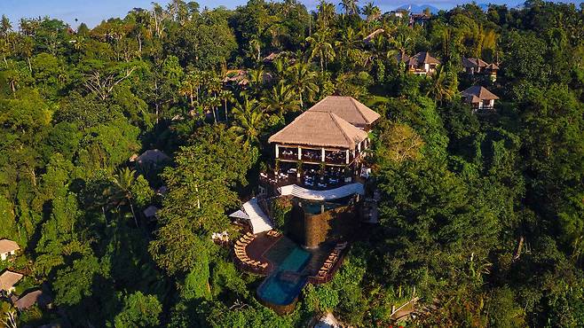우붓에 자리한 행잉 가든 오브 발리 리조트. 사진제공|팜투어