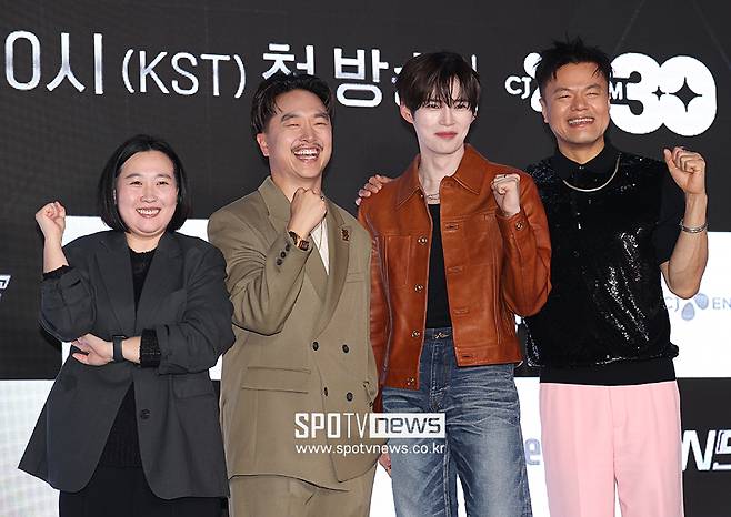 ▲ 최정남 PD 마이크 송 성한빈 박진영 ⓒ곽혜미 기자