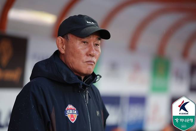 김학범 제주SK 감독. /사진=한국프로축구연맹 제공