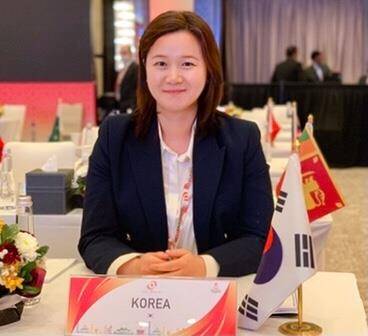 OCA 선수관계위원장 겸 집행위원으로 선출된 박주희 ISF 이사장 [박주희 ISF 이사장 제공. 재판매 및 DB 금지]