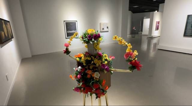 ▲ 청주교육대 9회 미술교육과 교수전 전시장/청주교대 제공