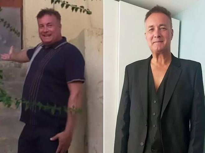 혈당 건강을 위해 25kg을 뺀 50대 영국 남성이 관리 비결을 공개해 화제다. [사진=SNS]