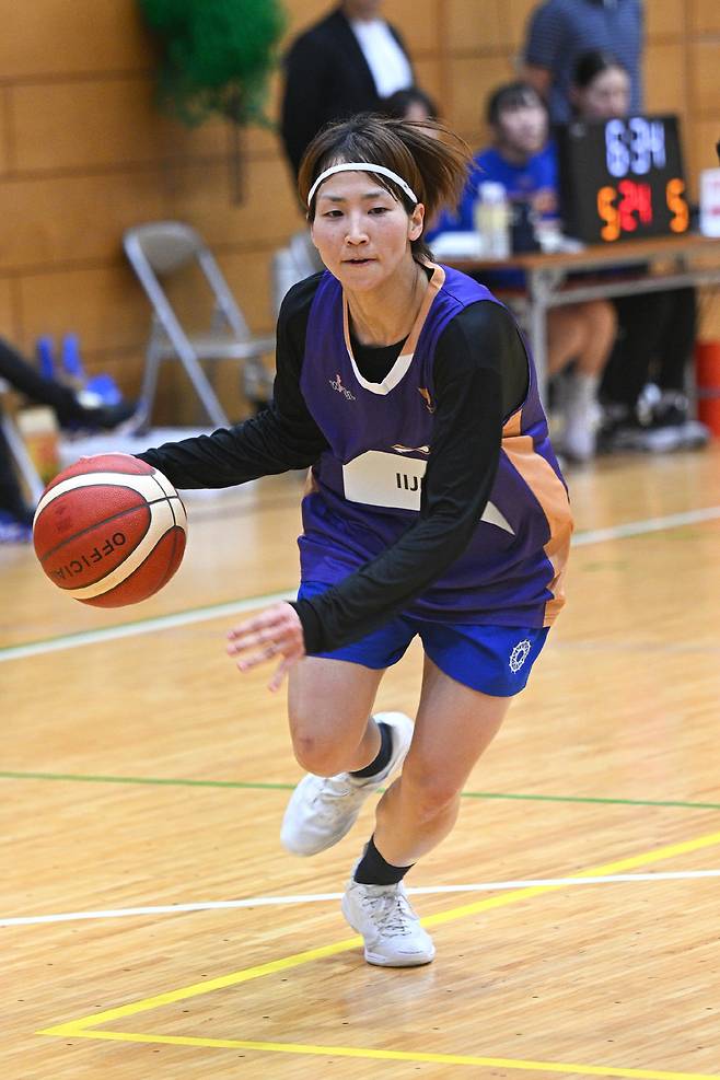 지난해 아시아쿼터 장면. 이이지마 사키. 사진제공=WKBL