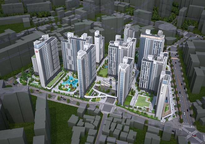 고척 푸르지오 힐스테이트 조감도. 대우건설 제공