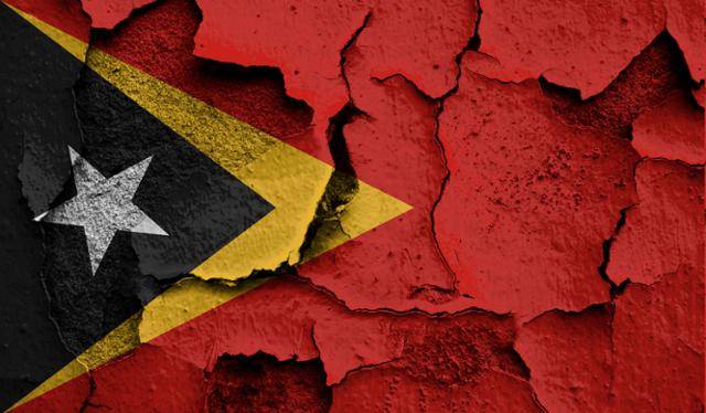 동티모르 국기. 게티이미지뱅크