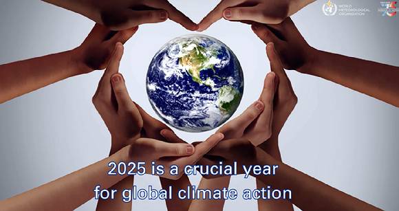 WMO는 2029년까지 지구 평균기온이 기록적 수준이 될 것으로 경고했다. 지구 가열화를 막기 위해서는 올해 기후행동에 적극 나서야 한다고 주문했다. [사진=WMO]