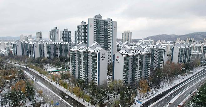 1기 신도시 경기 성남시 분당 아파트 전경. [매경DB]