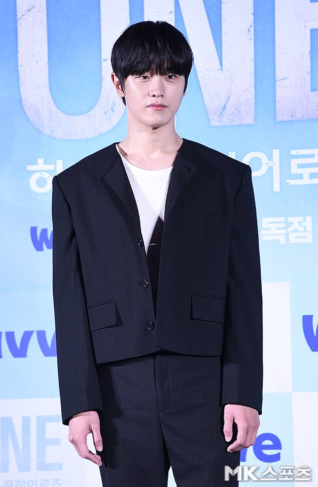 28일 웨이브 오리지널 드라마 ‘ONE : 하이스쿨 히어로즈’의 제작발표회가 열렸다.  사진=천정환 기자