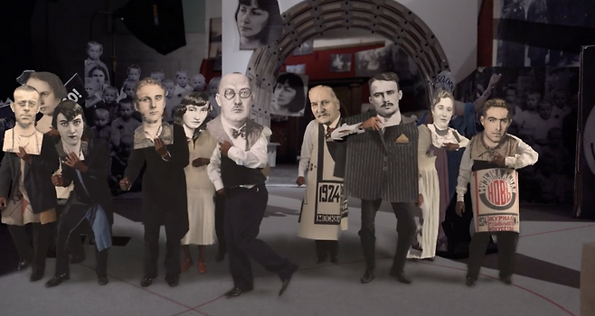 로더릭 콕스가 지휘할 쇼스타코비치 교향곡 10번에 나올 윌리엄 켄트리지의 영상 [GS아트센터 제공]