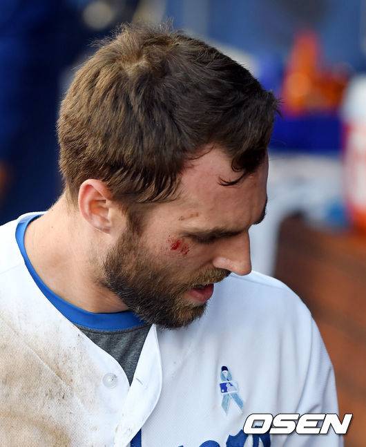 LA 다저스 시절 크리스 테일러. /OSEN DB