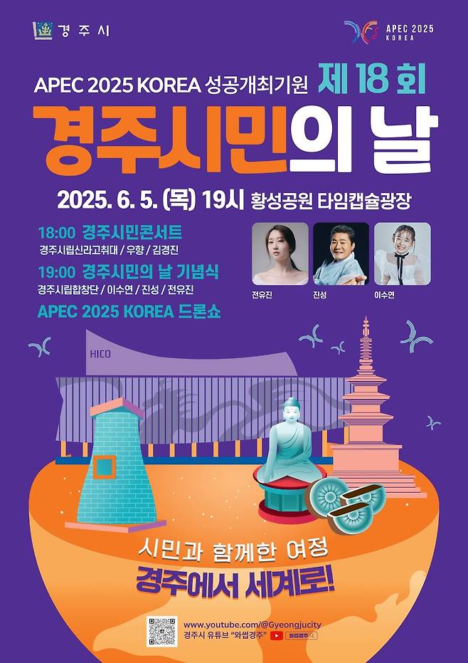 제18회 경주시민의 날 기념행사 포스터. 경주시 제공