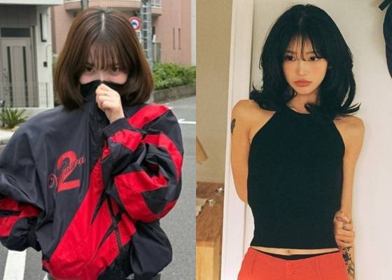 카리나(왼쪽), 최준희/사진=카리나, 최준희 계정