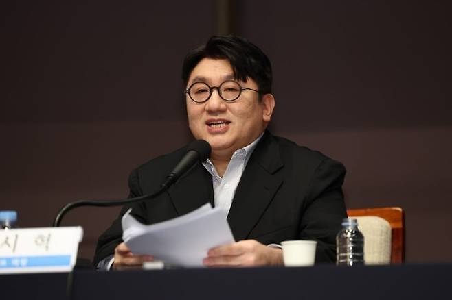 하이브 방시혁 의장. 사진|연합뉴스