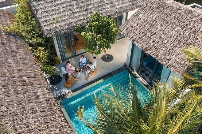 뉴월드 푸꾸옥 리조트 4인가족 풀빌라 [뉴월드그룹 제공]