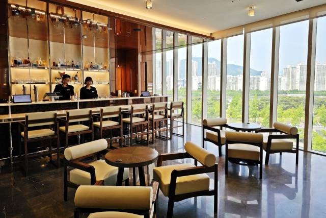 신세계 센텀시티의 블랙 다이아몬드 고객 라운지 ‘어퍼하우스’. 신세계 센텀시티 제공