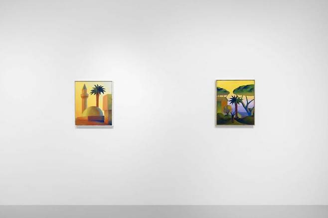 살보(Salvo) 개인전 'Salvo, in Viaggio' 설치전경. 글래드스톤