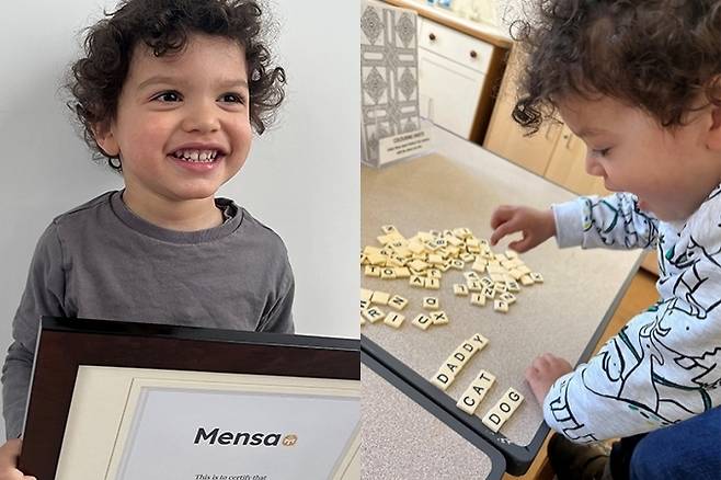 최연소 멘사 회원이 된 영국의 조셉 해리스-버틸(3). 사진=월드기네스레코즈(WGR)