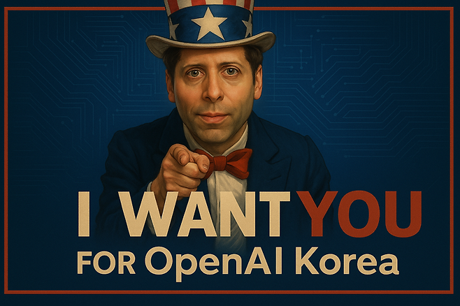 오픈AI 채용공고 가상 삽화. 챗GPT 제작