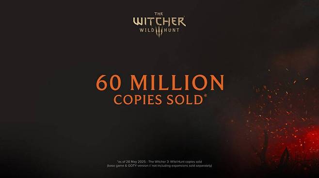 위쳐3 6000만 장 판매 돌파