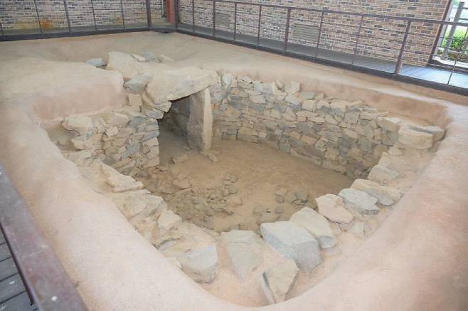 세종 한솔동 고분군의 굴식돌방무덤(횡혈식 석실묘). 세종시 제공