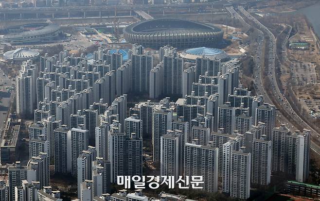 서울 강남권 아파트 전경. [매경DB]